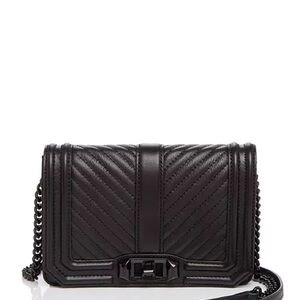 Elegant Black Quilted Women's Bag